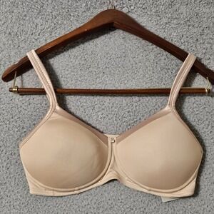 Amoena Lara Satin SB 44214 Nude Bra - Size 36 A - New With Tags
